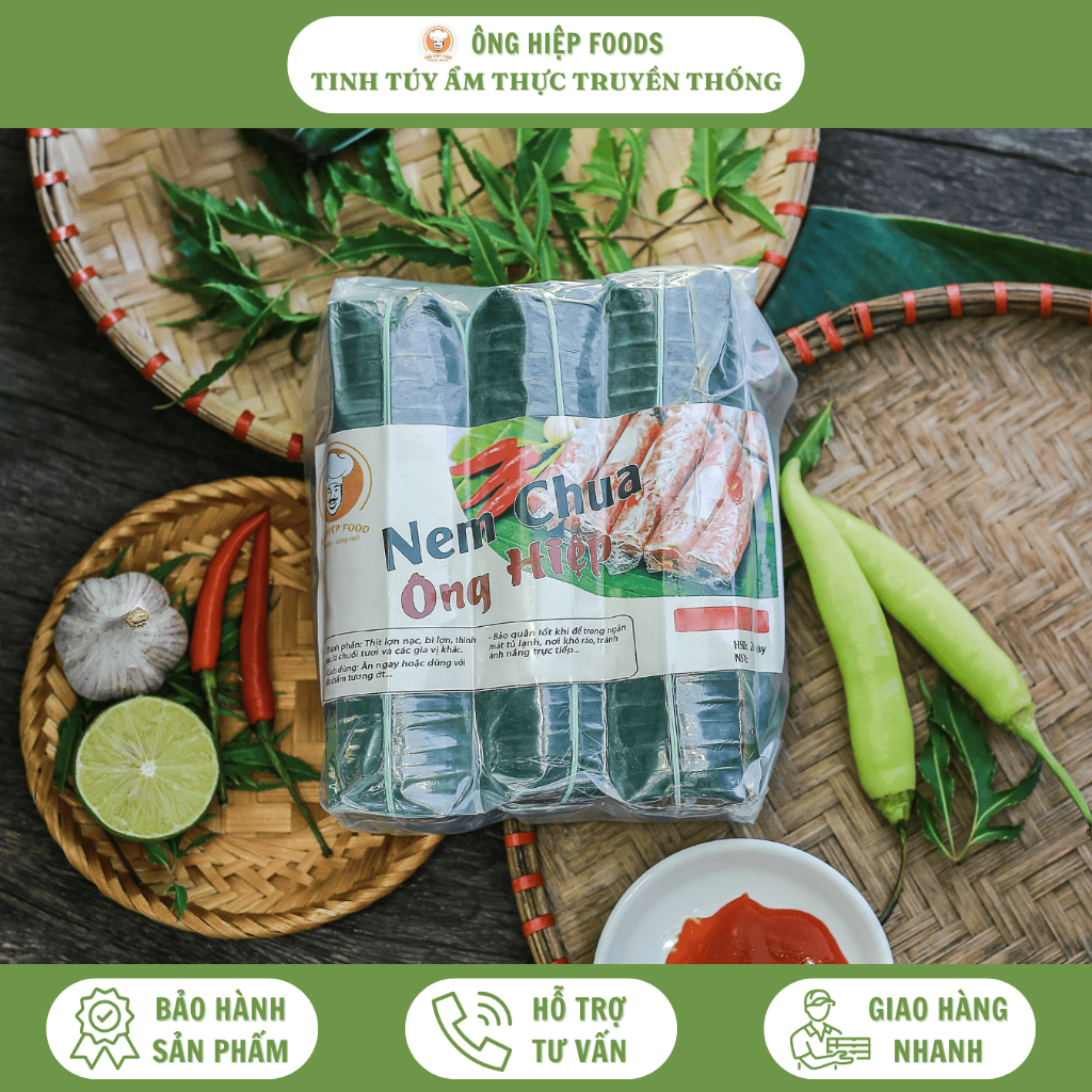 Nem Chua Cối Ông Hiệp - Đặc sản Thanh Hóa - Ẩm Thực Truyền Thống