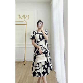 ĐẦM LỤA HOA ĐUÔI CÁ - BIMI