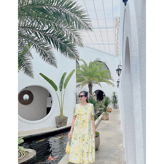ĐẦM LỤA HOA ĐUÔI CÁ - BIMI