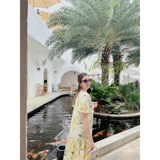 ĐẦM LỤA HOA ĐUÔI CÁ - BIMI