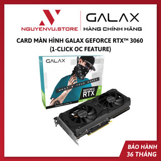 Card màn hình galax geforce rtx 3060 | 12gb gddr6 192-bit dp*3/hdmi - hàng chính hãng