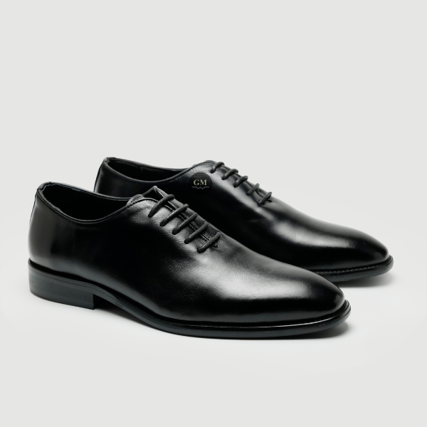 Giày Tây Công Sở Nam GUMEN OXFORD 8106 ĐEN Đi Làm BUỘC DÂY Da Bò NAPPA Mềm Mại Thoáng Khí Thời Trang Lịch Lãm