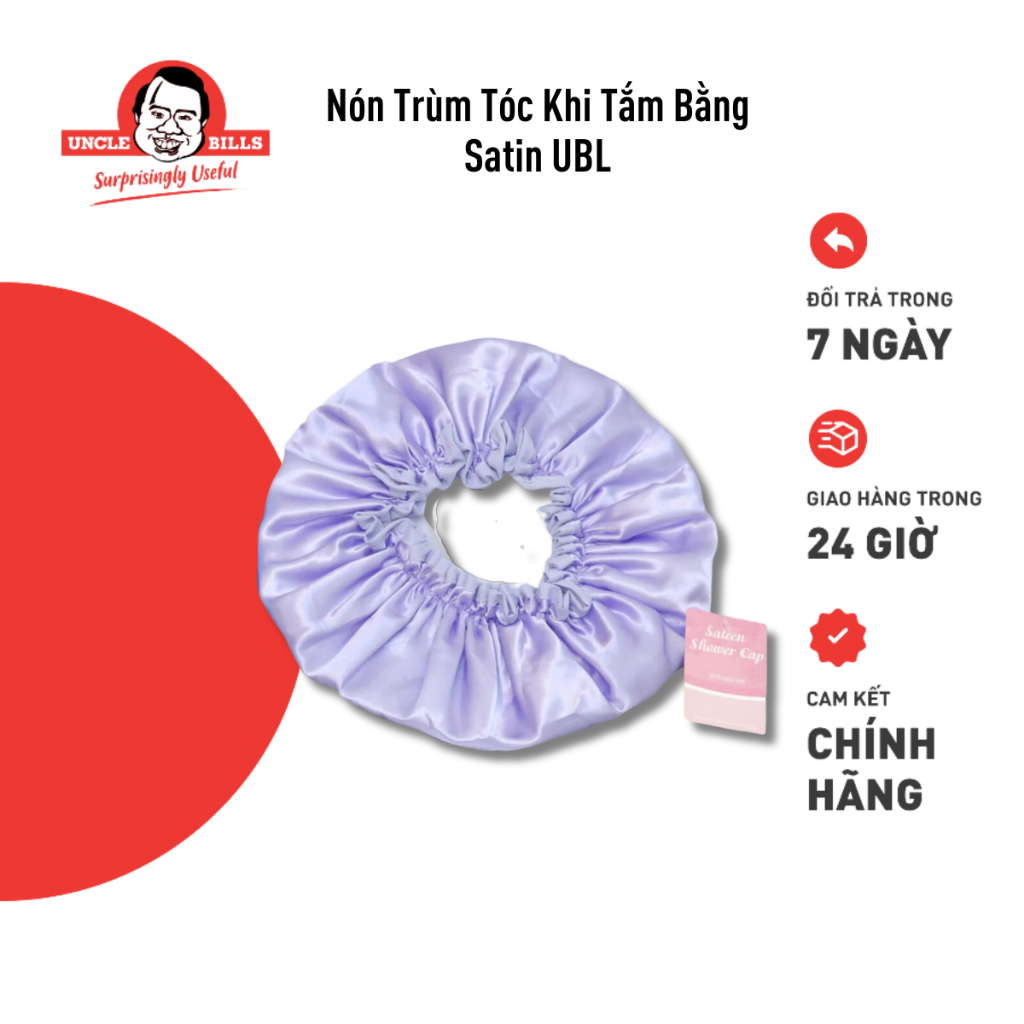 Nón Trùm Tóc Satin Cao Cấp Uncle Bills AG1045