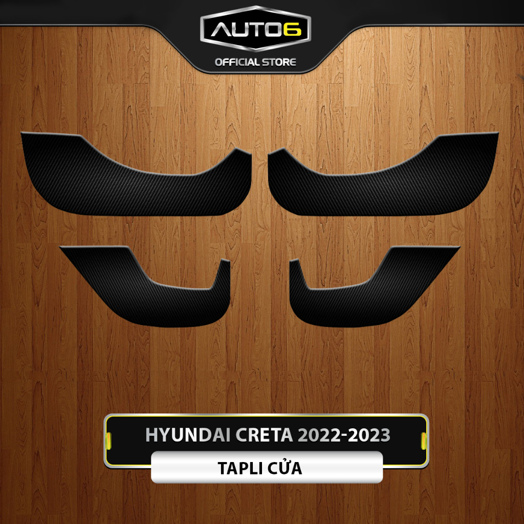 Bộ decal dán chống xước tapli 4 cửa xe HYUNDAI CRETA - AUTO6