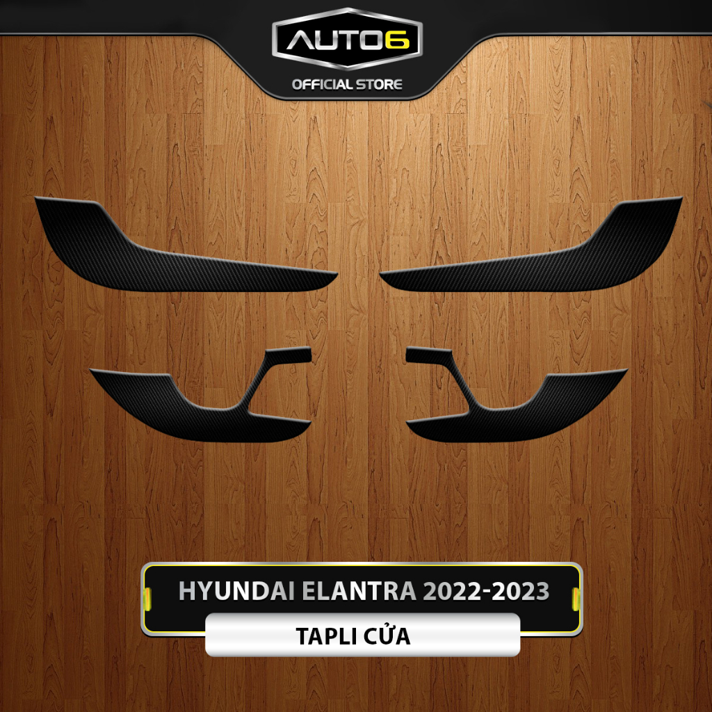 Bộ decal dán chống xước tapli 4 cửa xe HYUNDAI ELANTRA 2022-2023 - AUTO6