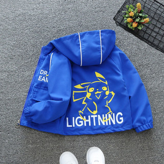 Áo khoác gió cho bé trai BUBY KID FASHION A1005 in hình Picachu dễ thương thiết kế  thời trang thu đông