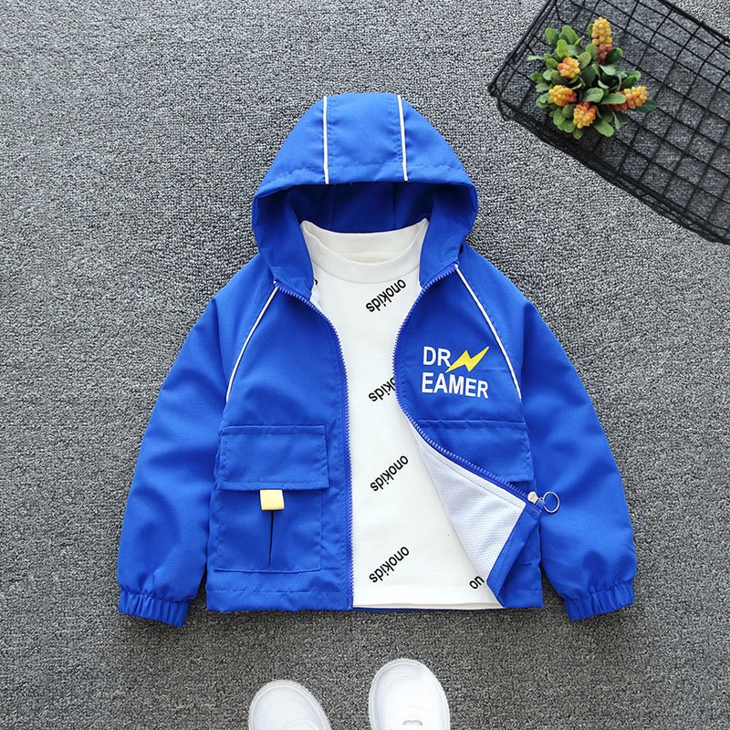 Áo khoác gió cho bé trai BUBY KID FASHION A1005 in hình Picachu dễ thương thiết kế  thời trang thu đông