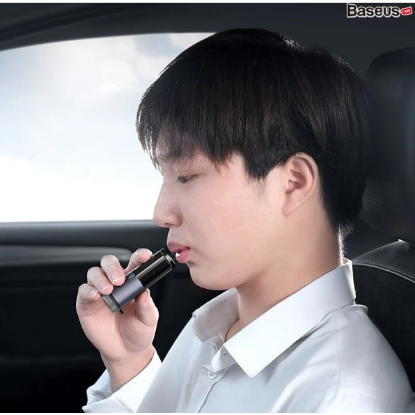 Máy đo nồng độ cồn Baseus Digital Alcohol Tester, cho kết quả sau 20s, pin trâu, có âm thanh và đèn báo kết quả