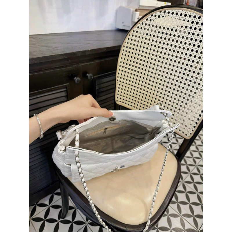 Túi i ét eo tai thỏ nắp gập hàng đẹp 2size 20cm và 25cm