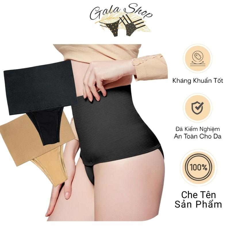 Quần Lót Gen Nịt Bụng Nữ Giảm Eo Thon Gọn Định Hình Vùng Bụng Dưới, Đai Nịt Bụng Latex Chống Cuộn Co Giãn Tốt Gala Shop