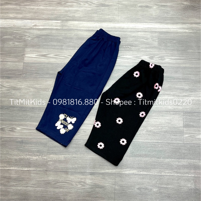 Quần legging lửng bé gái 9-14y