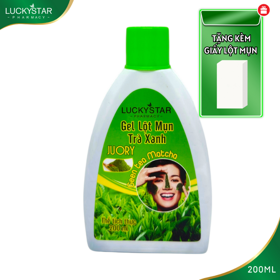 Gel Lột Mụn Lucky Star Hương Trà Xanh 60ml/200ml