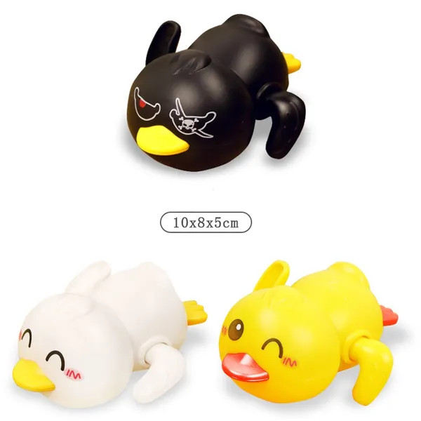 Vịt bơi thả bồn tắm vặn cót, Đồ Chơi Nhà Tắm Vịt con Bơi Lội Cho Bé