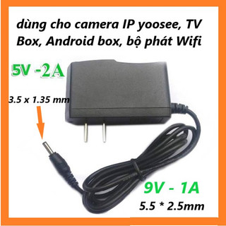 Bộ nguồn 5V-2A , 9V - 1A, 15V2A  48V, 24V, 12V,  cho camera IP, Tivi box, bộ phát Wifi, tplink...