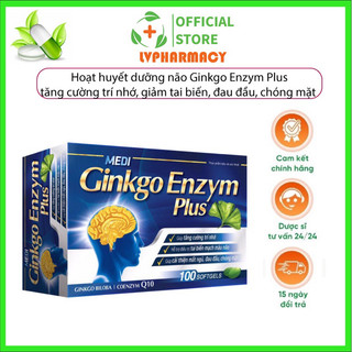 Thực phẩm bảo vệ sức khỏe tuần hoàn máu não Medi Ginkgo Enzym Plus