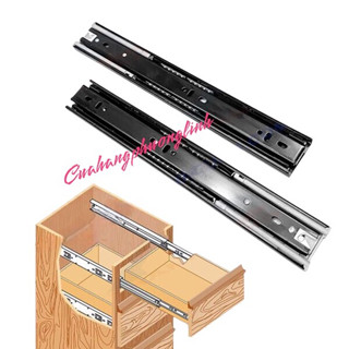  Ray ngăn kéo tủ,ray bi 2 tầng dùng cho ngăn kéo tủ - Bộ 2 cái 