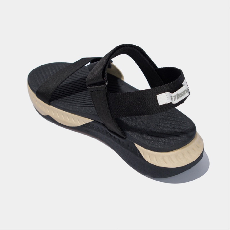 Giày Sandal Nam Nữ SHONDO F7 Racing Màu Đen Be F7R1125