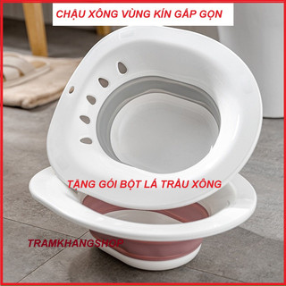 Chậu xông vùng kín gấp gọn loại to,chậu xông điều trị TRĨ hiệu quả