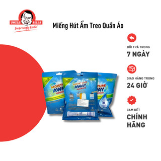 Miếng Hút Ẩm Móc Treo Uncle Bills BA1184 Khử Mùi Tủ Quần Áo - Hàng Nhập Khẩu