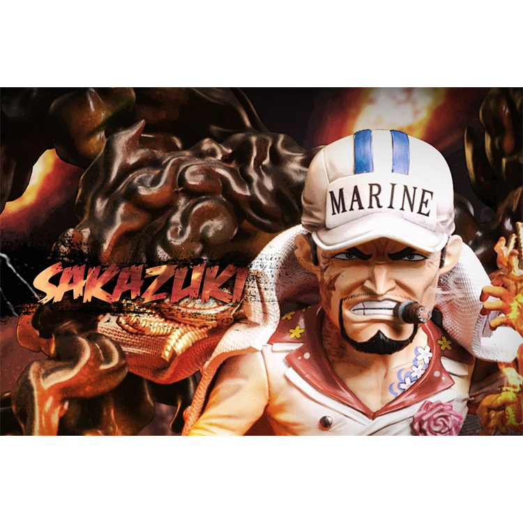 Mô hình đô đốc akainu chó đỏ mô hình one piece