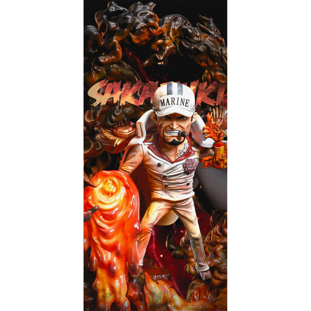 Mô hình đô đốc akainu chó đỏ mô hình one piece