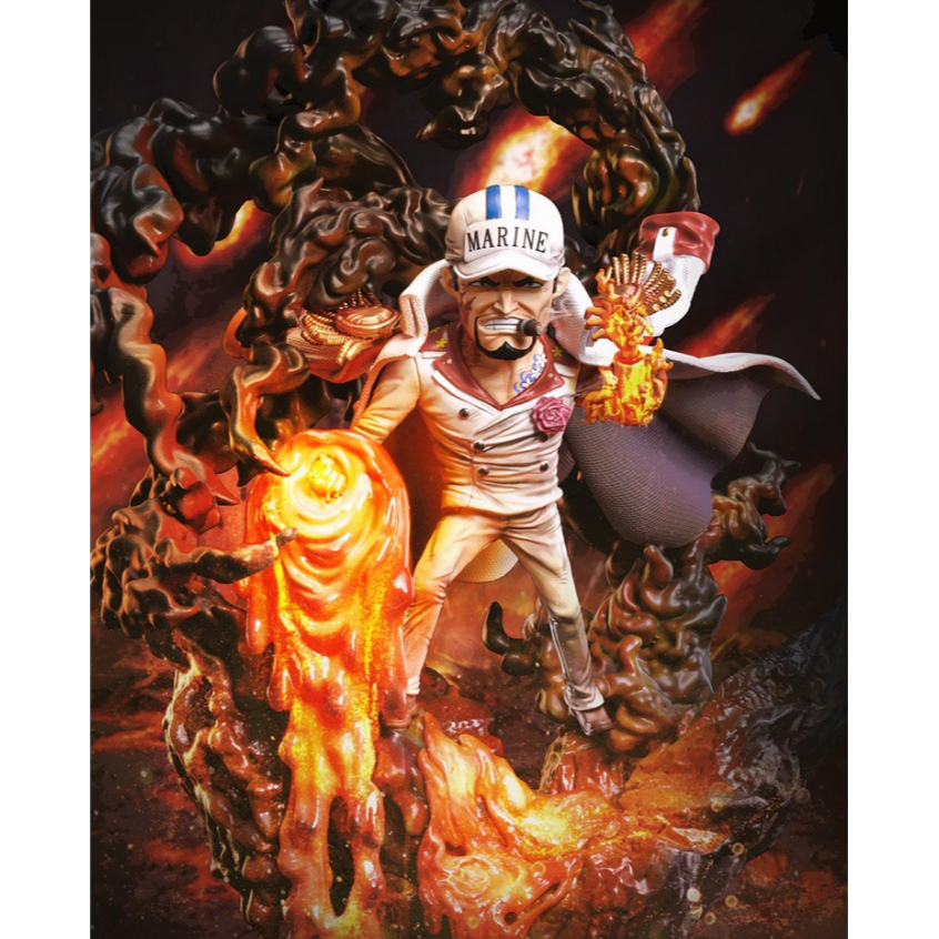 Mô hình đô đốc akainu chó đỏ mô hình one piece