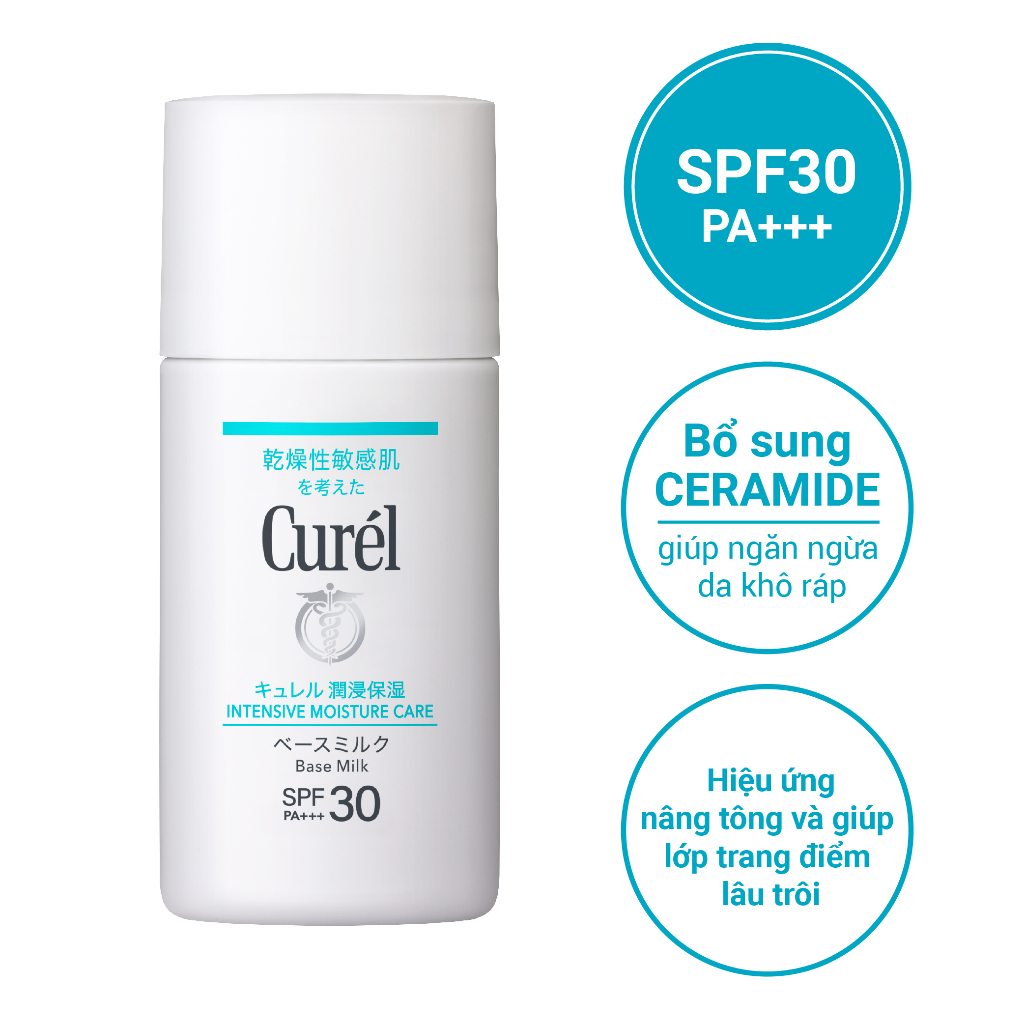 [Mã FMCGWA101 giảm 8% đơn 250K] Sữa Chống Nắng Curél UV SPF 30 PA+++ 30ml