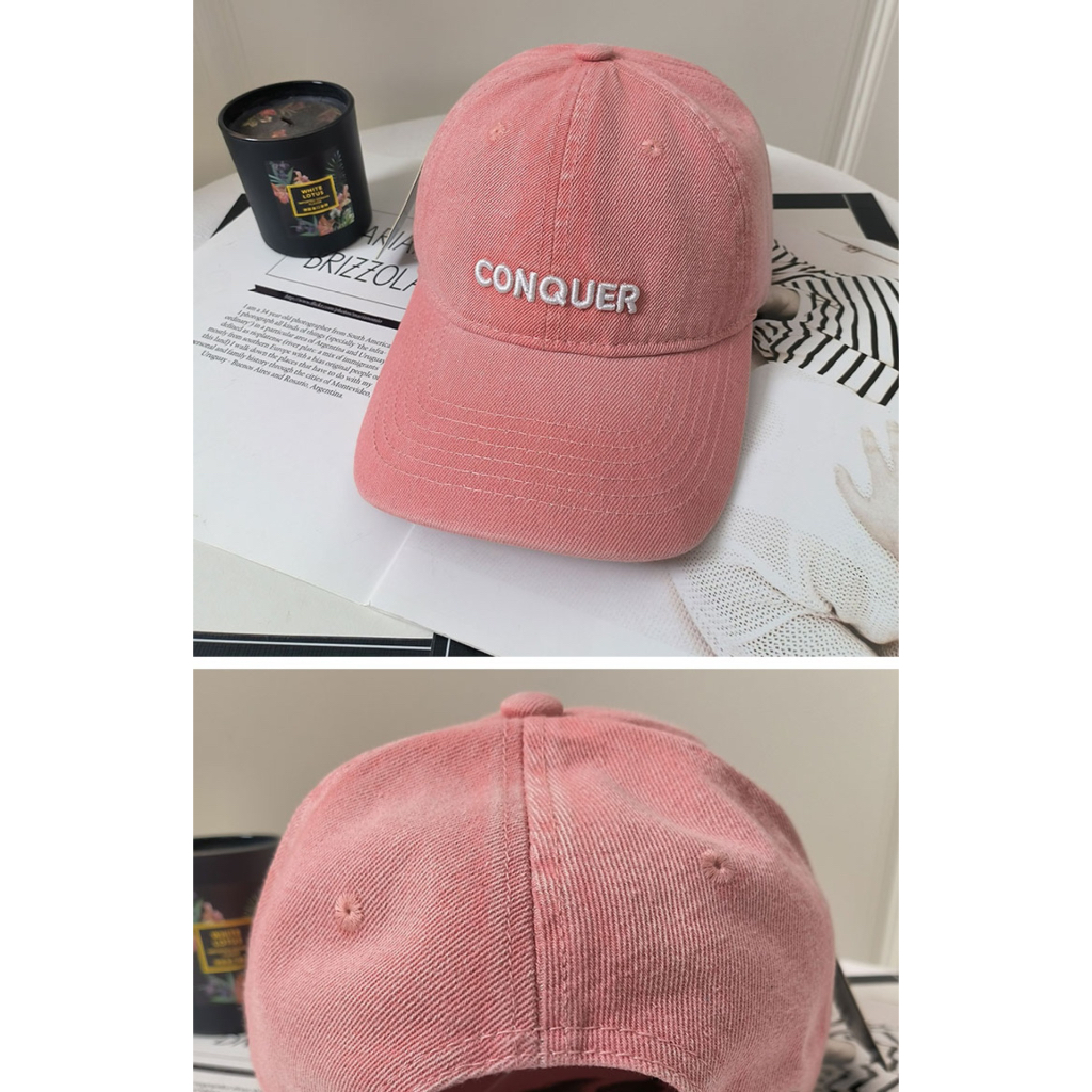 Mũ lưỡi trai nhiều màu Mẫu thêu chữ thời trang unisex nam nữ phong cách | Secodee