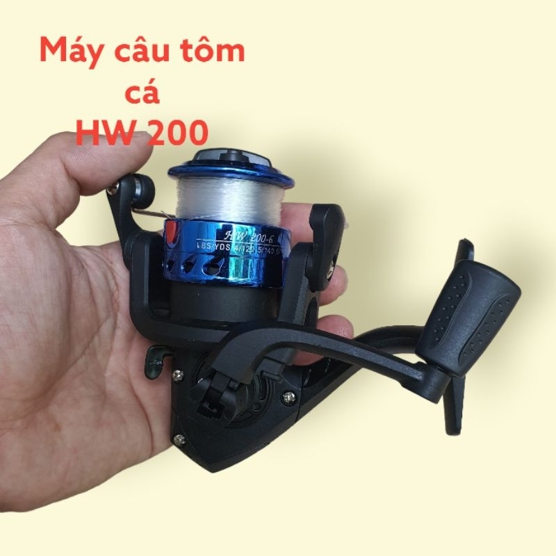 Máy câu tôm HW 200 kèm dây cột sẵn 80m