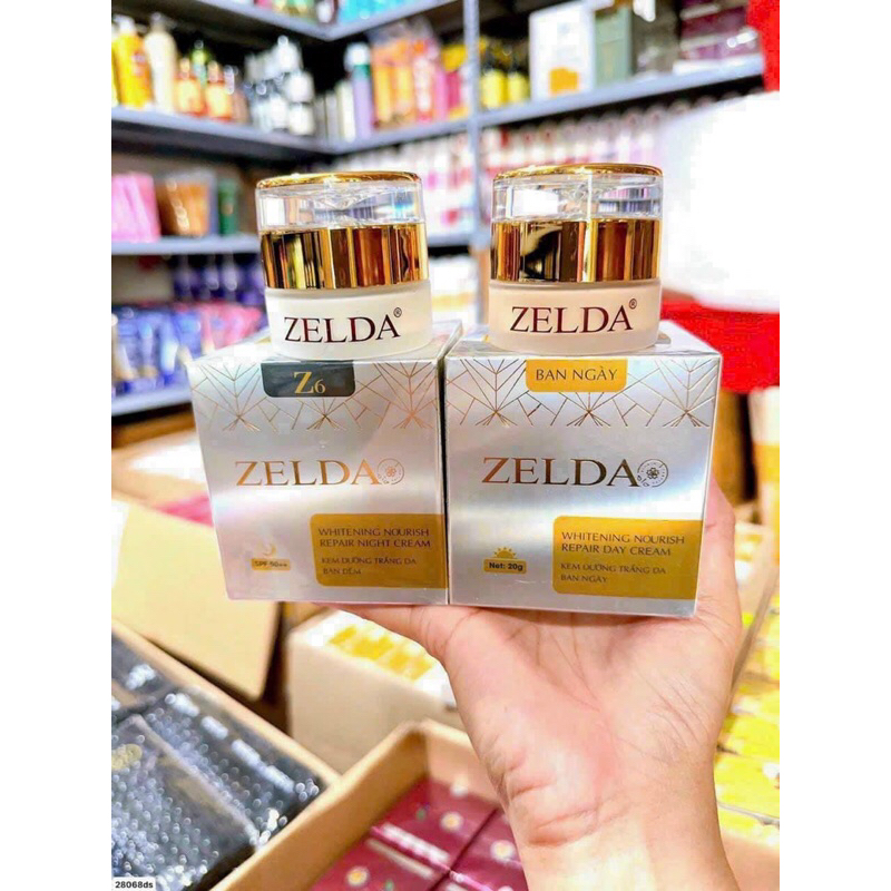 Cặp kem dưỡng trắng da, ngừa nám ZELDA chính hãng