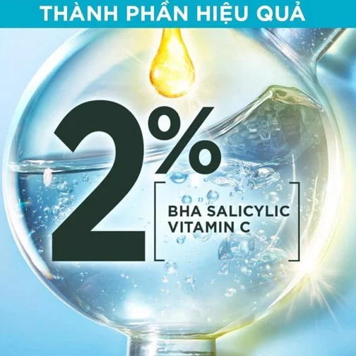 Sữa rửa mặt dạng gel sạch thoáng dịu nhẹ Garnier 2%  cho da dầu mụn 120ml