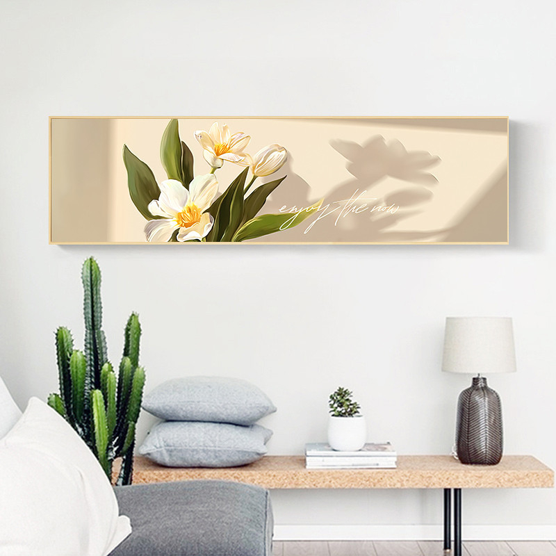 B24 Tranh Treo Tường Phòng Ngủ/ Phòng Khách/ Đầu Giường Nhà Nghỉ Khách Sạn Lá rẻ quạt dải vân/ Hươu Sao