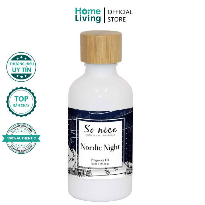 Tinh Dầu So Nice Nordic Night - Mùi Hương Của Bạch Đàn, Oải Ương Và Nhựa Thông Nồng Nàn
