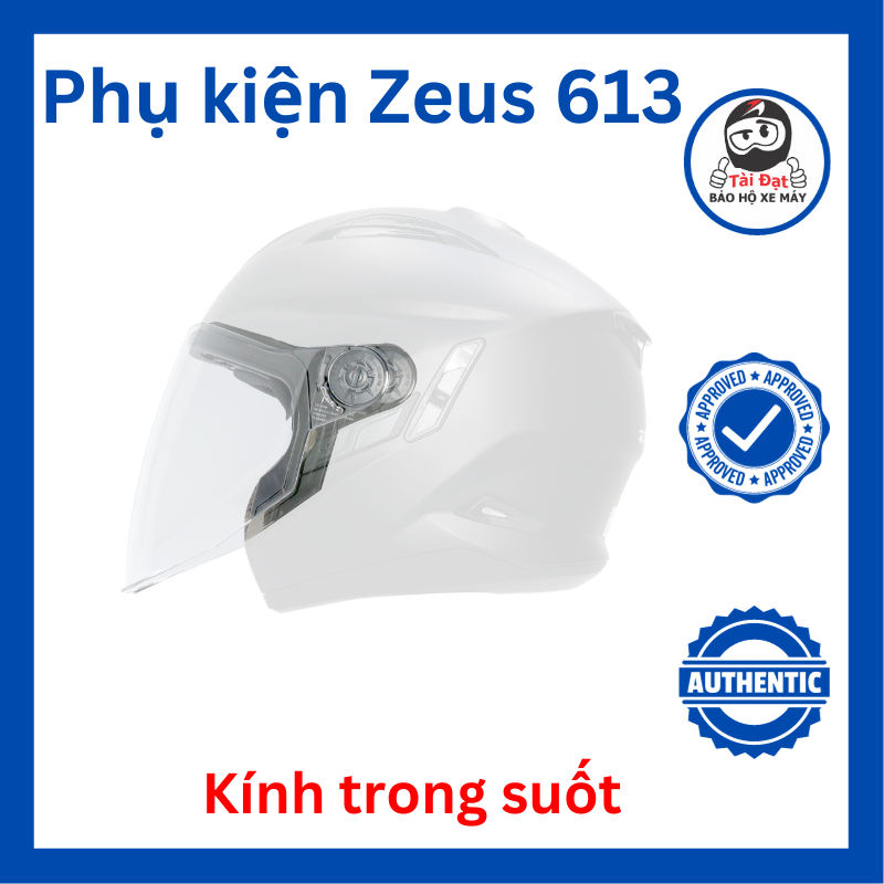 Kính Mũ Zeus 613/ Visor Zeus Helmet (GJ613) in Malaysia