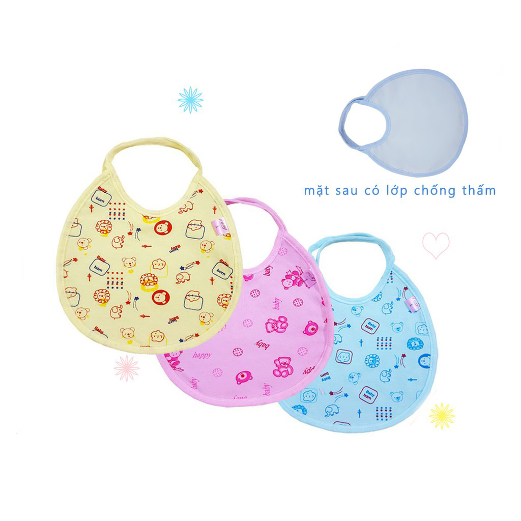 Yếm xô buộc dây xuất Nhật cho bé từ sơ sinh đến ăn dặm quàng cổ, giữ ấm, chống bẩn quần áo - 2X MART
