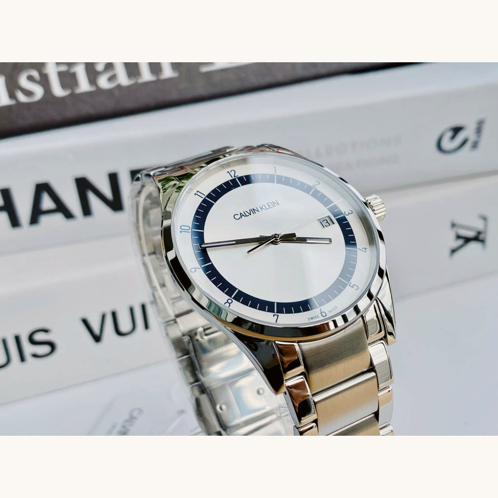 Đồng hồ nam Calvin Klein Quartz Silver Dial KAM21146 chính hãng Mỹ cao cấp