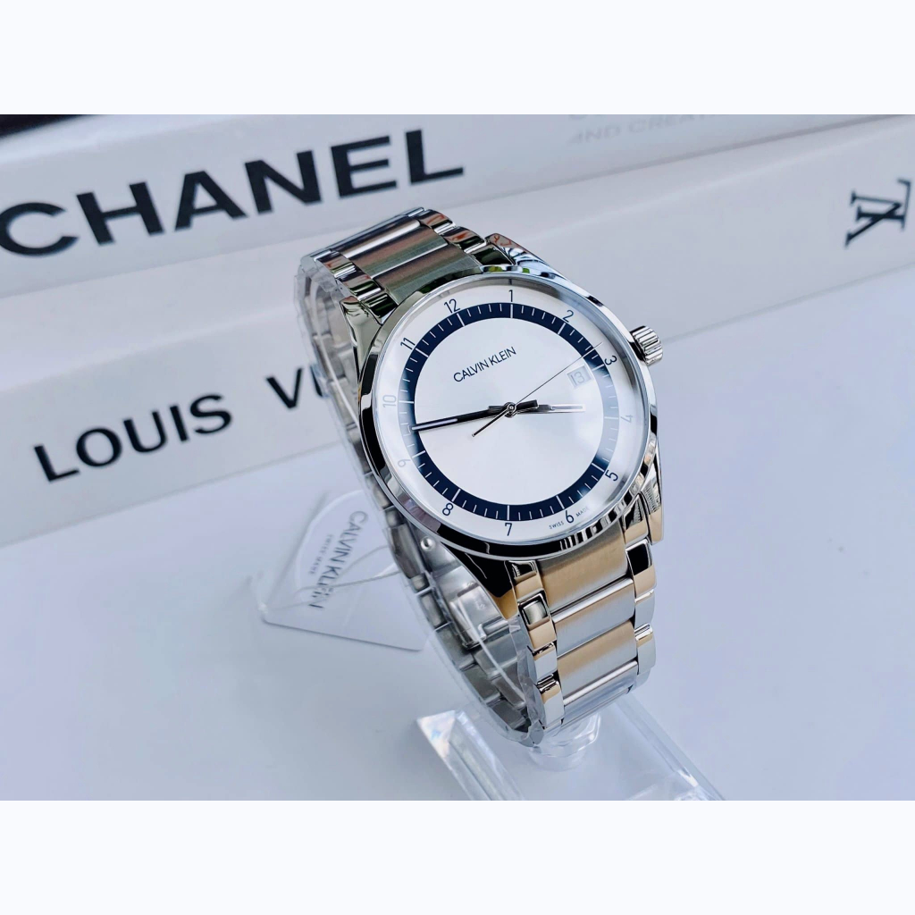 Đồng hồ nam Calvin Klein Quartz Silver Dial KAM21146 chính hãng Mỹ cao cấp