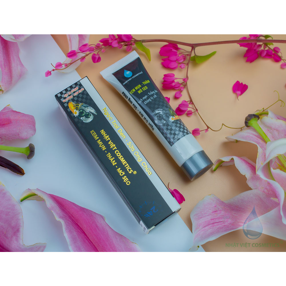 Kem chấm mụn xóa thâm mờ sẹo Sữa Ong Chúa NHẬT VIỆT COSMETICS 15g