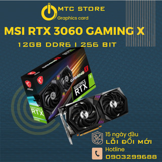 Giá siêu rẻ - card màn hình msi rtx 3060 gaming x 12gb cũ
