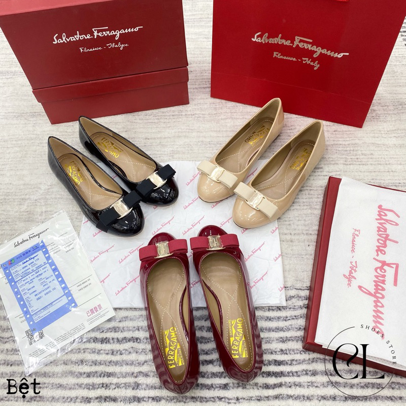 Bệt da bóng svt nơ cao cấp 3 màu fullbox