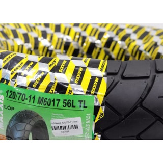 Vỏ lốp maxxis dành cho bánh sau vespa primavera 120/70-11 m6017