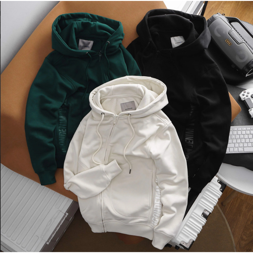 Áo Khoác Nỉ ICONDENIM Printed dày dặn - AKID0106