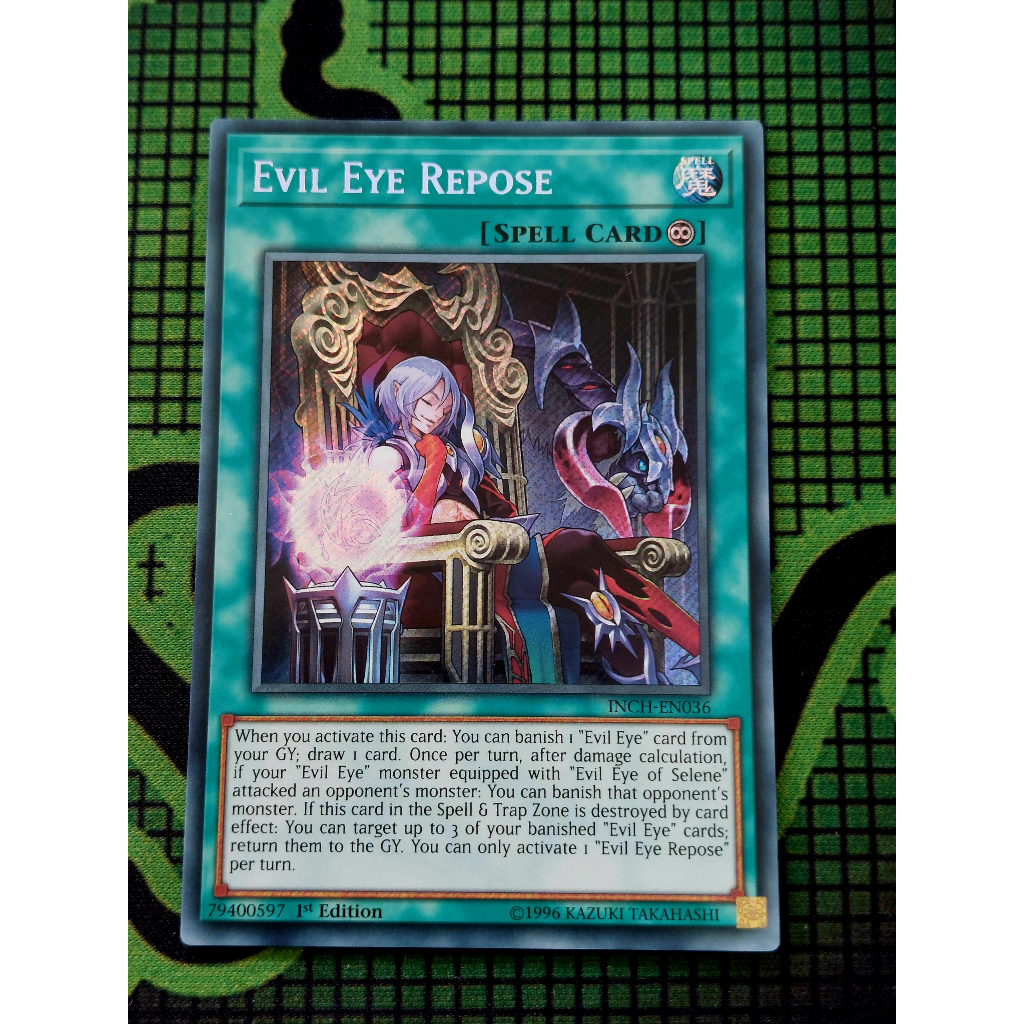 Thẻ Bài Mint90 Yugioh Spell Evil Eye Repose