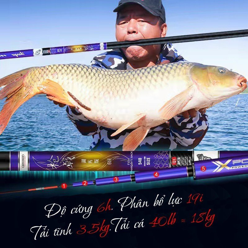 Cần Hộp Câu Đơn Săn Hàng Siêu Chắc Chắn-Trường Kích Bản-Tải Tĩnh Được 3.500gr -Shop GLT-
