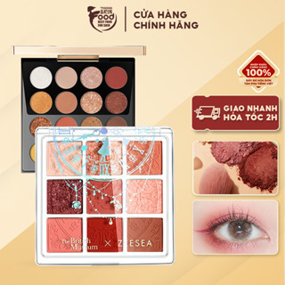 [NHẬP KHẨU] Bảng Phấn Mắt 9 - 16 Ô Xinh Xắn Siêu Mịn, Bền Màu ZEESEA Dreamland, Fireworks 16 Colors Eye Shadow 18g