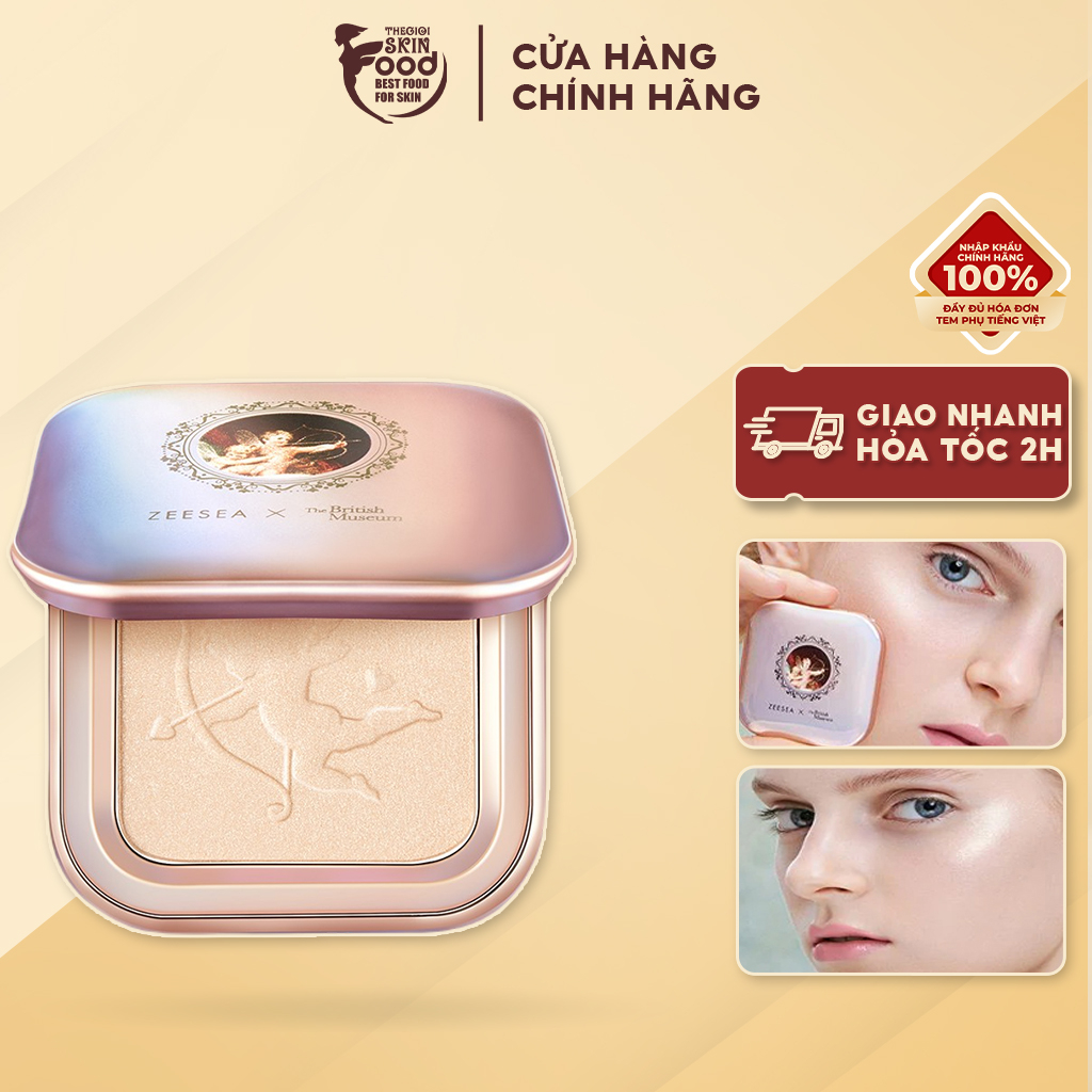 [NHẬP KHẨU] Phấn Bắt Sáng Màu Sắc Lấp Lánh ZEESEA Highlight Pressed Powder 6g