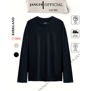 Áo Kirkland dài tay 100% cotton co dãn 4 chiều thấm hút mồ hôi