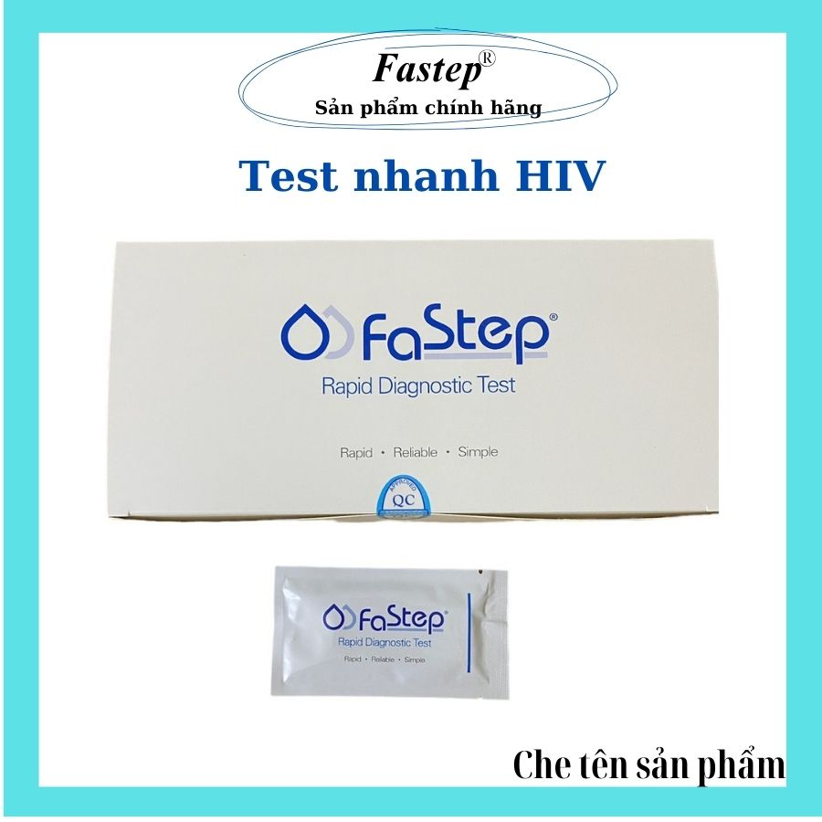 Xét nghiệm HIV nhanh tại nhà FASTEP từ USA dễ làm, chính xác, bảo mật thông tin, giá rẻ - Test HIV tại nhà
