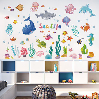 Decal dán tường cá đại dương 02