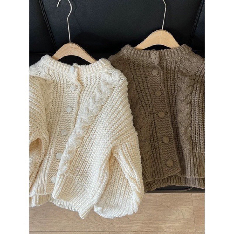 Khoác Len Dày Dặn VinTage Nữ